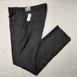 Brooks Brothers Pants Mens 38 Gray 1818 Regent Wool Dress Slacks USA Unfinished